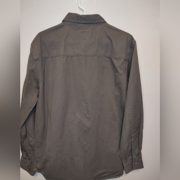 Grey Levi's Heavy Duty Two Pocket Button Down - Picture 5 of 6